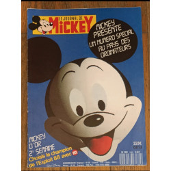 Journal de Mickey N°1895 avec cadeau livret ordinateurs 1988 vintage