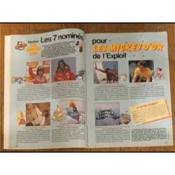 Journal de Mickey N°1895 avec cadeau livret ordinateurs 1988 vintage