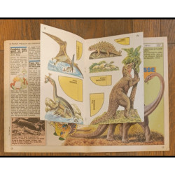 Journal de Mickey N°1713 avec cadeau Dinosaure 🦖 1985 vintage