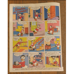 Journal de Mickey N°1469 avec cadeau poster géant Formule 1 jeu 1980 vintage