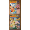 Lot de 2 Journaux de Mickey avec cadeaux vignettes panini découvertes N°1950 et 1998 Années 1989/1990 vintage