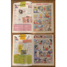 Lot de 2 Journaux de Mickey avec cadeaux vignettes panini découvertes N°1950 et 1998 Années 1989/1990 vintage