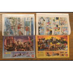 Lot de 2 Journaux de Mickey avec cadeaux vignettes panini découvertes N°1950 et 1998 Années 1989/1990 vintage