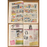 Lot de 2 Journaux de Mickey avec cadeaux vignettes panini découvertes N°1950 et 1998 Années 1989/1990 vintage