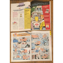 Lot de 2 Journaux de Mickey avec cadeaux vignettes panini découvertes N°1950 et 1998 Années 1989/1990 vintage