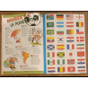 Journal de Mickey N°2398 avec cadeau coupe du monde 1998 ⚽ panneau d'affichage 1998 vintage