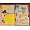 Journal de Mickey N°2098 avec cadeau Super pot à crayons + fiches 1992 vintage