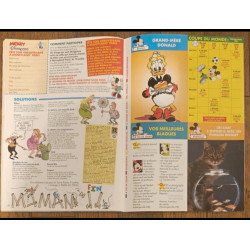 Journal de Mickey N°2398 avec cadeau coupe du monde 1998 ⚽ panneau d'affichage 1998 vintage