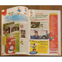 Journal de Mickey N°2396 avec cadeau poster géant équipe de France Football ⚽ 1998 vintage