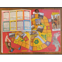 Journal de Mickey N°2356 avec cadeau Le Bossu de notre dame jeu de piste 1997 vintage