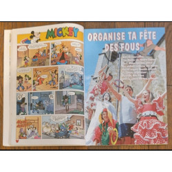 Journal de Mickey N°2356 avec cadeau Le Bossu de notre dame jeu de piste 1997 vintage