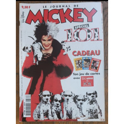Journal de Mickey N°2337 avec cadeau jeu 101 dalmatiens 1997 vintage
