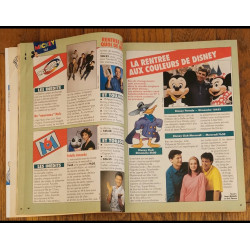 Journal de Mickey N°2098 avec cadeau Super pot à crayons + fiches 1992 vintage