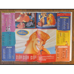 Journal de Mickey N°2324 avec cadeau calendrier films 1997 vintage