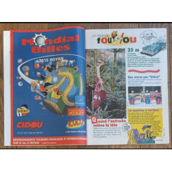 Journal de Mickey N°2324 avec cadeau calendrier films 1997 vintage