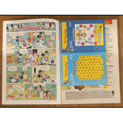 Journal de Mickey N°2315 avec 4 fiches jeux + poster jeu 1996 vintage