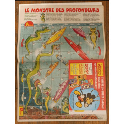 Journal de Mickey N°2315 avec 4 fiches jeux + poster jeu 1996 vintage