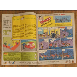 Journal de Mickey N°1465 avec cadeau Poster Bernard Hinault 1980 vintage