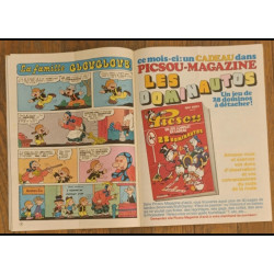 Journal de Mickey N°1465 avec cadeau Poster Bernard Hinault 1980 vintage