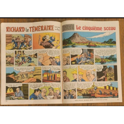 Journal de Mickey N°1465 avec cadeau Poster Bernard Hinault 1980 vintage
