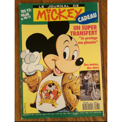 Journal de Mickey N°2087 avec cadeau  Transfert + fiches 1992 vintage