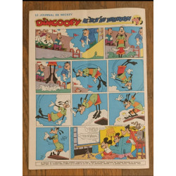 Journal de Mickey N°1467 avec Poster Martin-pêcheur 1980 vintage