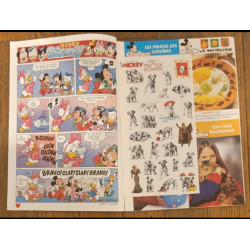 Journal de Mickey N°2336 avec cadeau autocollants Les 101 dalmatiens 1997 vintage