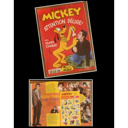 Journal de Mickey N°2328 avec cadeau autocollants Dingo et Max 1997 vintage