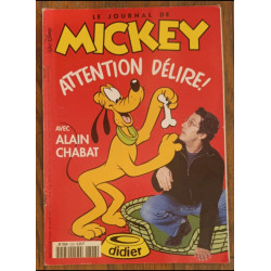 Journal de Mickey N°2328 avec cadeau autocollants Dingo et Max 1997 vintage