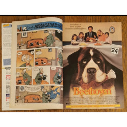 Journal de Mickey N°2087 avec cadeau  Transfert + fiches 1992 vintage