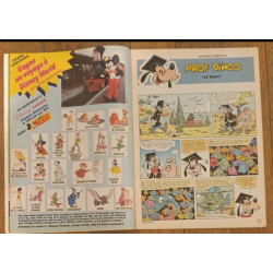 Journal de Mickey N°1918 avec mini guide du chien 1989 vintage