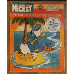 Journal de Mickey N°1258 Happy birthday america avec cadeau tableau 1976 vintage