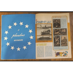 Journal de Mickey N°1258 Happy birthday america avec cadeau tableau 1976 vintage