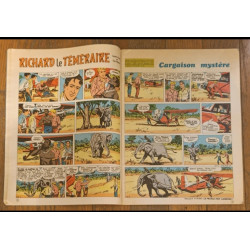 Journal de Mickey N°1258 Happy birthday america avec cadeau tableau 1976 vintage