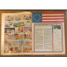 Journal de Mickey N°1258 Happy birthday america avec cadeau tableau 1976 vintage