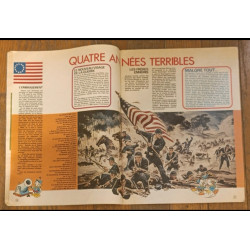 Journal de Mickey N°1258 Happy birthday america avec cadeau tableau 1976 vintage