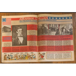 Journal de Mickey N°1258 Happy birthday america avec cadeau tableau 1976 vintage