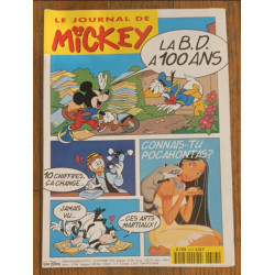 Journal de Mickey N°2313 avec cadeau autocollants Pocahontas 1996 vintage