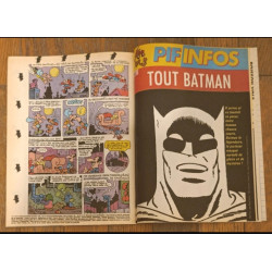 Pif gadget N°1066 spécial Batman avec grand Poster  Batman 1989 vintage