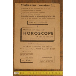 Rare Fascicule d'Astrologie de 1952 f'Armand Barbault vintage