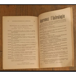 Rare Fascicule d'Astrologie de 1952 f'Armand Barbault vintage