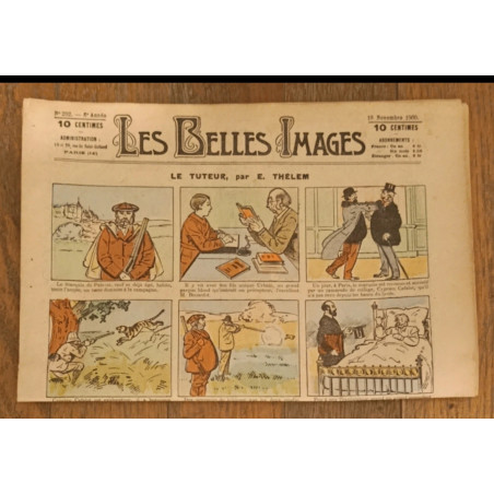 Rare Les belles images N°292 ancien journal 1909 vintage