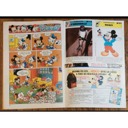 Journal de Mickey N°2121 avec cadeau 32 cartes + fiches 1993 vintage