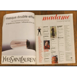 Madame Figaro magazine N°13379 1987 vintage