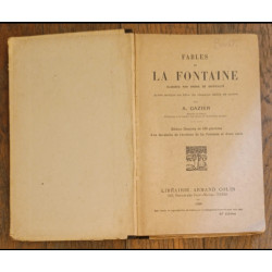 Ancien livre Les Fables de La Fontaine 1938