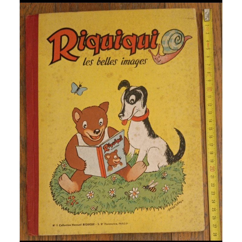 Ancien album Riquiqui Les belles images N°1 1951/1952 vintage