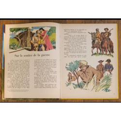 Lot Davy Crockett livre 1956 + Journal de Mickey avec Bd 1986 N°1756 vintage