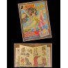 Journal de Mickey N°1745 avec cadeau 10 personnages Taram et le chaudron magique 1985 vintage