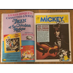 Journal de Mickey N°1745 avec cadeau 10 personnages Taram et le chaudron magique 1985 vintage