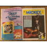 Journal de Mickey N°1745 avec cadeau 10 personnages Taram et le chaudron magique 1985 vintage